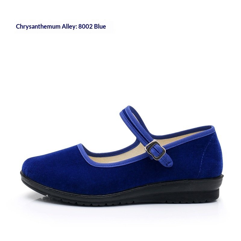 Single-buckle Womens Casual Canvas Shoes - Image 8