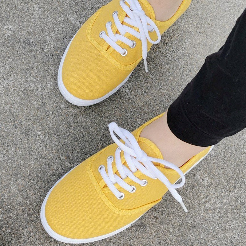 Womens Canvas Sneakerstrack Shoes - Image 8