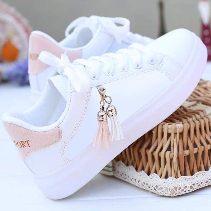 Mesh white shoes ladies - Image 2