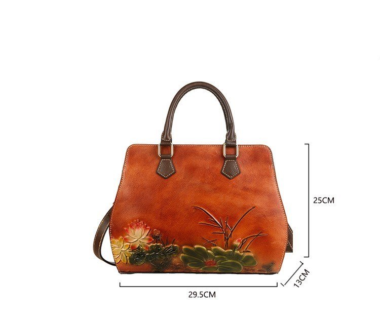 Original first layer cowhide handbags - Image 3
