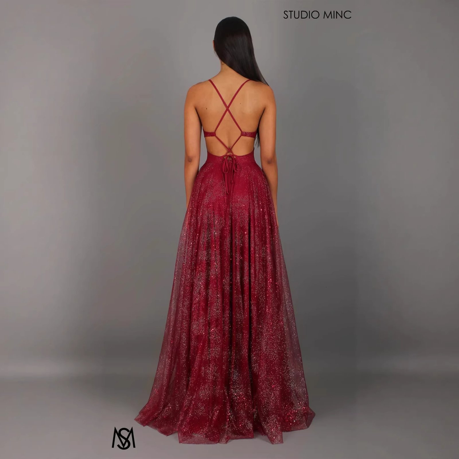 Elegant Womens V-neck Sleeveless Strapless Dress - Image 5