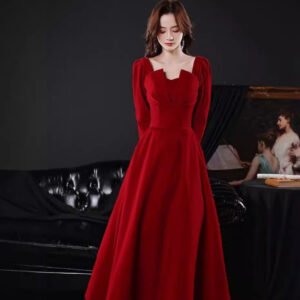 burgundy-evening-dress-for-women-petite-wedding-engagement-gown