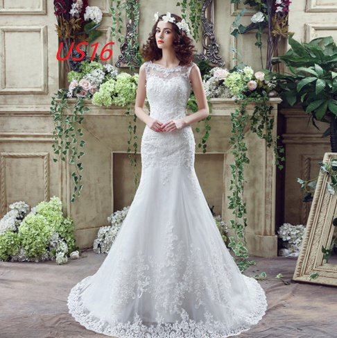 Bride Trailing Wedding Dress - Image 10