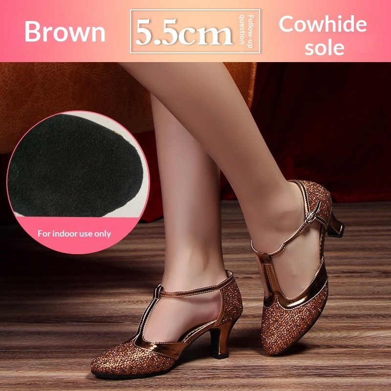 Womens Soft-soled Latin Dance Shoes - Image 2