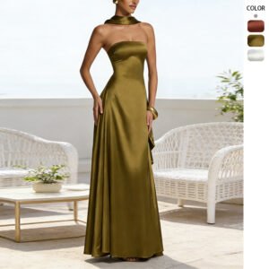 womens-chest-wrapping-backless-tube-top-waist-cinching-evening-gown-long-dress-womens-solid-sexy-elegant-clothes-party-club-prom-summer-outfit