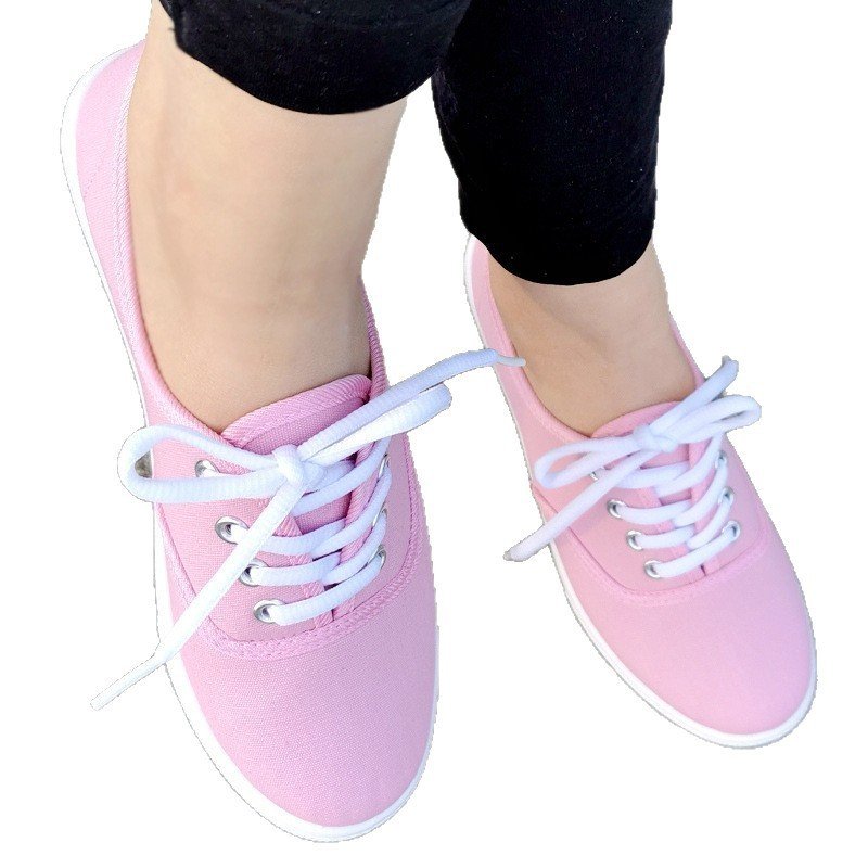 Womens Canvas Sneakerstrack Shoes - Image 4