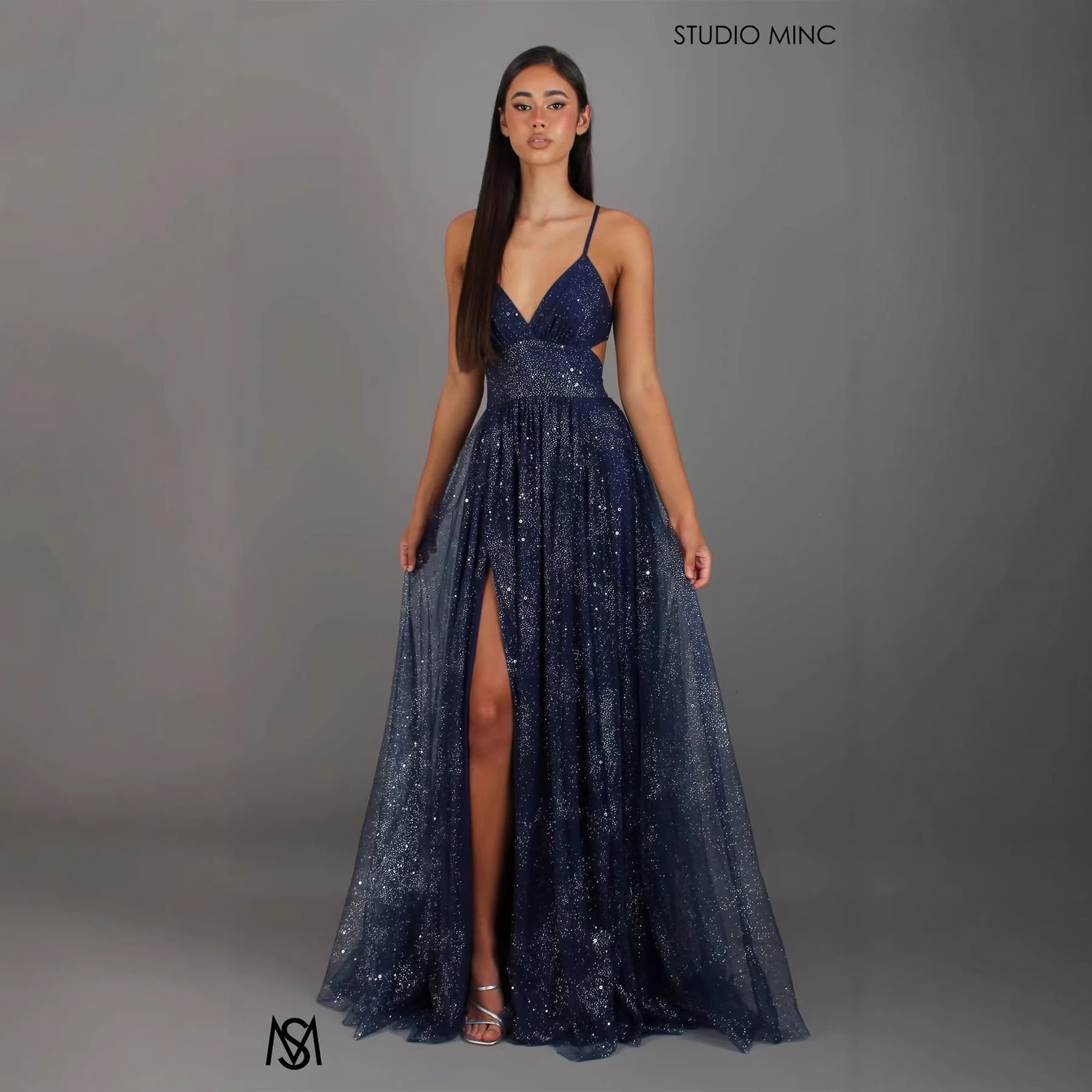Elegant Womens V-neck Sleeveless Strapless Dress - Image 9
