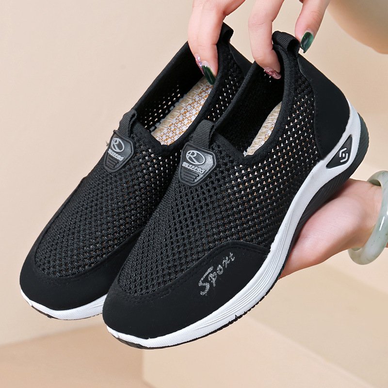 Old Beijing Cloth Non-slip Soft-soled Womens Pumps - Image 4