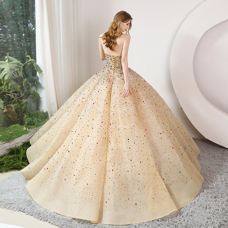 Costume Bride Wedding Dress Tube Top Dress - Image 7