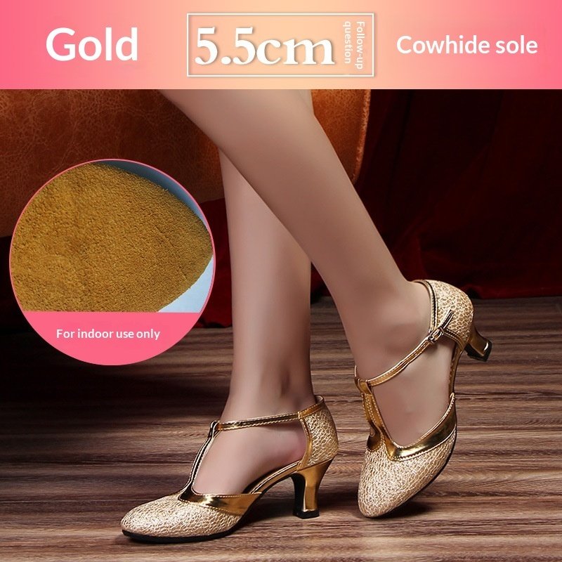 Womens Soft-soled Latin Dance Shoes - Image 6