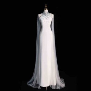 light-wedding-dress-white-satin-fishtail-bridal-morning-gown